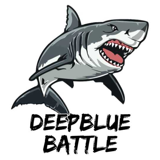 Deep Blue Battle Logo - Shark